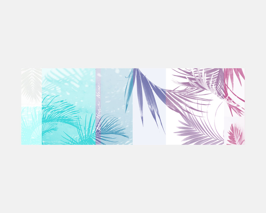 Yoga Mat - Tropical Palm Print