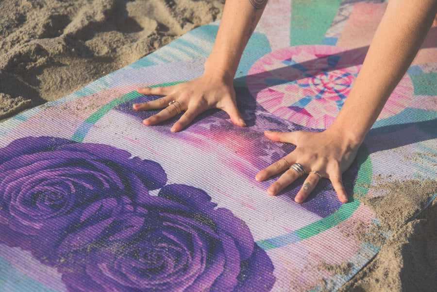 Yoga Mat - Rose Vision Print