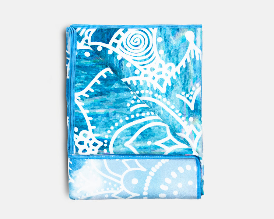 Yoga Towel - Breathe Print